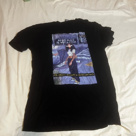 BLM being black is not a crime graphic tee - Picture 1 of 3